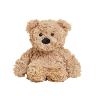 Brown Curly Bear Warmies Junior