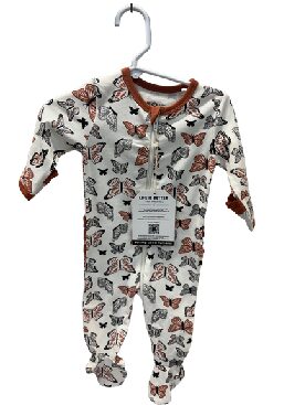 Butterfly Baby Footie
