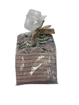 2pk Milkbarn Floral Burp Cloths